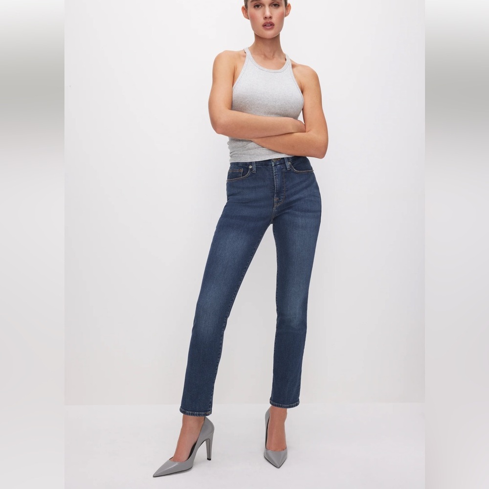 NWT- GOOD AMERICAN GOOD LEGS JEANS-Size 8